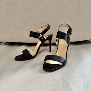 Christian Louboutin Black Leather heels